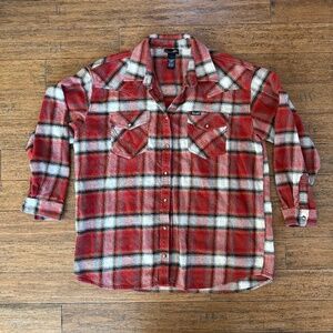 Wrangler Boyfriend Snap shirt flannel